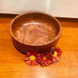 Small Wooden Serving Bowl