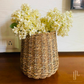 Handmade Twisted Jute Rope Planter in Light Brown