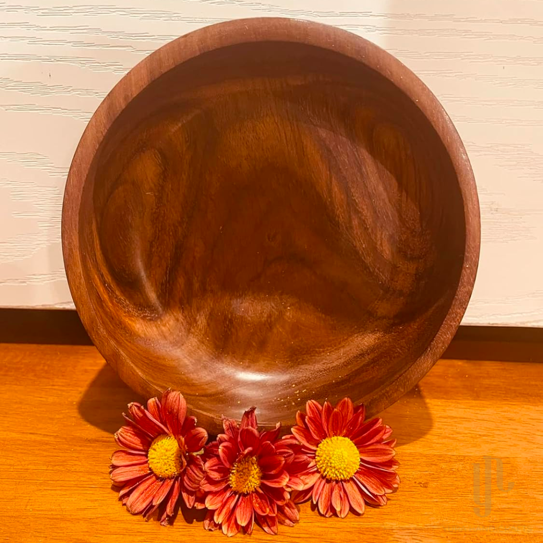 Small Wooden Serving Bowl