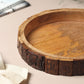 Wooden Bark Serving Tray