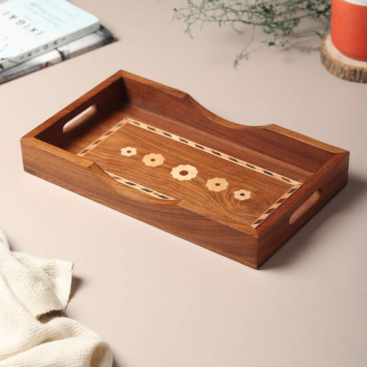 Rectangular Wooden Serving Trays (Set of 3)